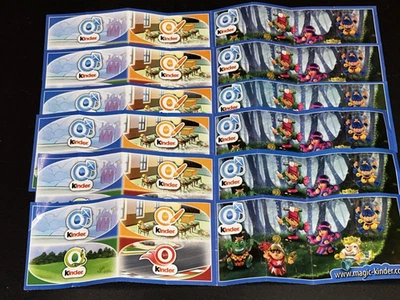 Beipackzettel BPZ - TOP selten Satz Fantasiekreisel (2011)  DE045-050 BRASILIEN - Bild 1 von 2