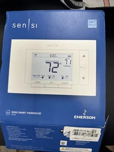 E-4. Emerson Sensi Smart Programmable Thermostat - White (ST55) - Picture 1 of 2