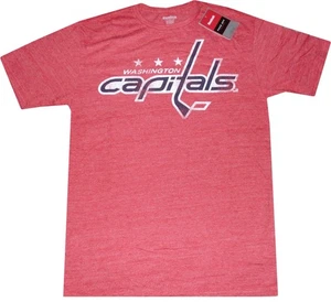Washington Capitals Reebok Red Tri Blend Logo Shirt Closeout New tags $26 - Picture 1 of 3