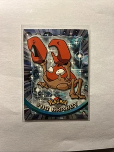 Krabby #98 Topps 2000 TV Animation Edition Series 2 Pokemon Card Blue Logo MP - Picture 1 of 3