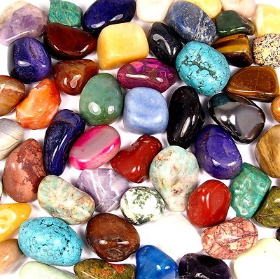 100 g - 20 kg XXL Trommelsteine Edelsteine Massagesteine Heilsteine drum stone p - Bild 1 von 4