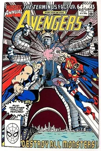 "THE AVENGERS" Annual # 19 (1990) (Marvel Comics) f. CAPTAIN AMERICA, THOR - Picture 1 of 1