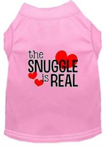 The Snuggle is Real Screen Print Pet Puppy Cat Dog Shirt