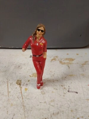 1/18 scale Figure  Ferrari Female Model Or Driver Damaged  - Image 1 of 4