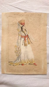 Gravure - Mlle VOLNAIS rôle d'Eronime dans Mahomet II - Picture 1 of 3