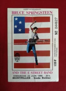 BILLET DE CONCERT. BRUCE SPRINGSTEEN. 23 JUIN 1985. MONTPELLIER - Imagen 1 de 2