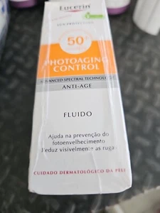 Eucerin Sun Fluid Photoaging Control SPF50+ 50ml Anti-Age X 3 Packs - Picture 1 of 2