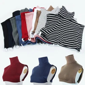 Women Fake Collar Warmer Accessories Fake Collar Dickey Turtleneck Fall Neck * - Picture 1 of 26
