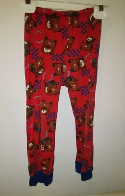 Disney Cars boys red Towmater sleep pants SZ 5T — 第 1/4 张图片