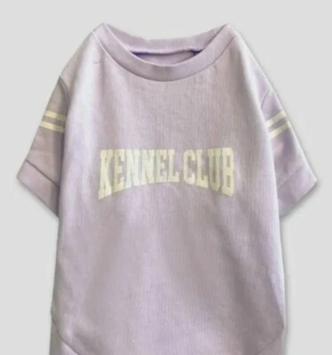 NWOT Grayson Pup Kennel Club Dog Shirt Lavender & White Size XS 11”-13” - Image 1 of 2