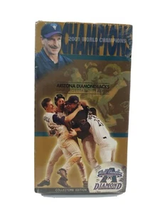 2001 World Championship Arizona Diamondbacks Collectors Edition VHS New Sealed - Picture 1 of 9