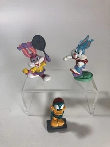 Figura PVC Tiny Toons 1992 Buster Babs Bunny Plucky Duck Lote Raro Años 90 De Colección - Imagen 1 de 5
