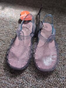 toddler girls jelly shoes, Clear, Size 9