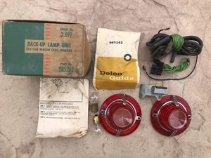 KIT DE LUZ DE LUZ DE RESPALDO PARA CAMIONETA CHEVROLET GM 62 985262 BISCAYNE BEL AIR NUEVO DE STOCK - Imagen 1 de 4