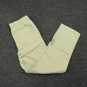 Cat & Jack Joggers Youth Size 14 Beige Straight Cut Casual Drawstring Boys - Picture 1 of 10