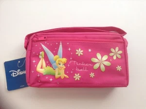 Disney Girls Handbag Pink Purse Tinkerbell Wristlet - Picture 1 of 2