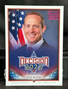 2022 Decision 2022 Midterm Madness Ted Budd #152 4/4 SSP - Picture 1 of 3