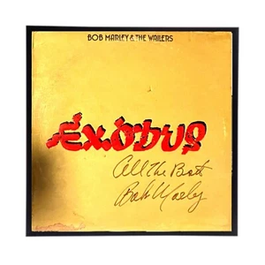 FRAMED Signed Bob Marley Replica 12x12, 11x14 Photo or a Drumhead (not Framed) - Imagen 1 de 10