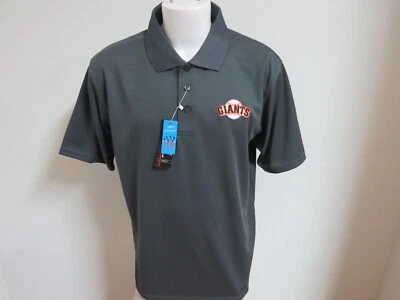 New S-3XL Gray MLB Men's Poly #517 Polo Shirt - Image 1 of 3