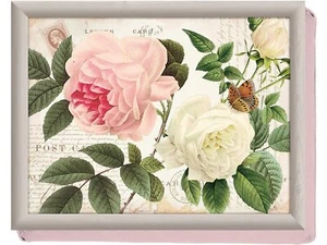 Bandeja para regazo de jardín de rosas Creative Tops bandeja para rodillas escritorio portátil - Imagen 1 de 5