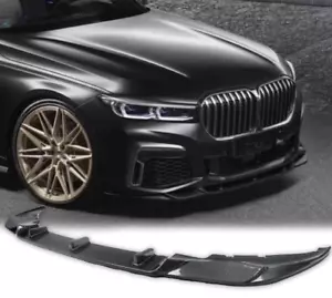 Carbon fiber R Style Front Lip Splitter For BMW 7 Series G11 G12 M Sport 19+ - Picture 1 of 13