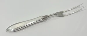 1914 Oneida Community PATRICIAN Pattern Silverplate 9" SMALL STEAK CARVING FORK - Picture 1 of 3