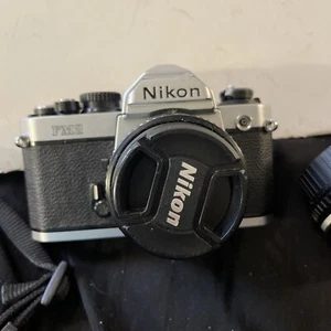 Nikon FM2N Film Camera W/ 50mm & 28mm Lenses S/N 8589650 Late Model Mint Nikon - Picture 1 of 7