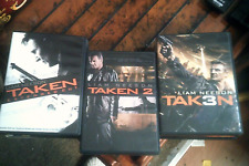 Taken 3-Disc DVD Trilogy Collection (Taken 1 2 3) Liam Neeson perfect