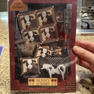 Debbie Mummy’s The Word Baby Bovines 4-Block Quilt NIP - Picture 1 of 5