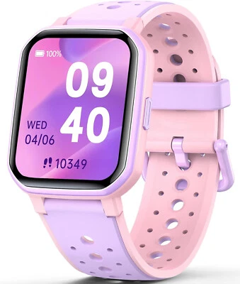 Smartwatch Kinder mit Telefonfunktion GPS Tracker SOS Armbanduhr Wasserdicht - Bild 1 von 4