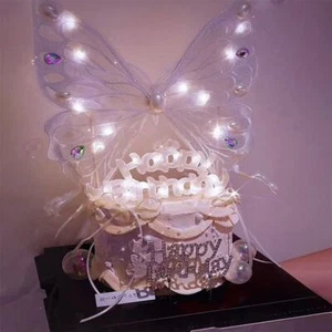 Iluminación Multicolor Pearl Butterfly Wings Regalo - Imagen 1 de 17