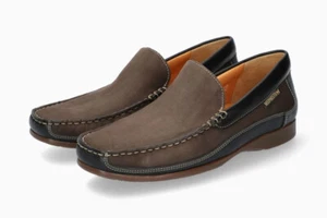 Mephisto Baduard Men's Loafers Size 10 Brown Leather Slip On Shoes Handmade - Picture 1 of 4