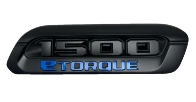 Insignia emblema capó derecho eTORQUE 1500 OEM negra para RAM 1500 68276335AB 2019-2023 Foto 1 de 3