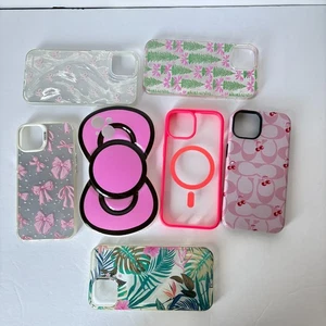 Handyhüllen für iPhone 13 7 Stück sehr süße gute Auswahl Weihnachten rosa Schleifen - Bild 1 von 8