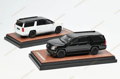 Pré-venda GOC 1:64 Chevrolet Suburban 2015 SUV tamanho completo versão personalizada Diecast - Imagem 1 de 4
