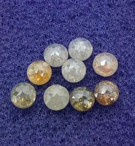 Lote de diamantes naturales multicolores de 1,60 quilates 3 mm diamante de lujo redondo corte portugués - Imagen 1 de 13