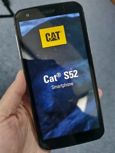 Cat S52 Unlocked 64GB Dual-SIM, Android Rugged Smartphone Fully Working - Picture 1 of 16