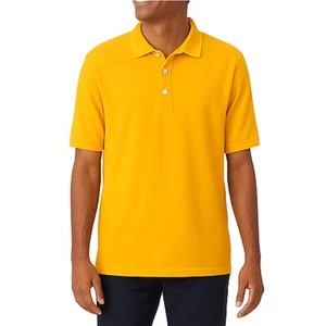 Polo de piqué manga corta Big Boys, dorado, XX-grande/18/20 - Imagen 1 de 6