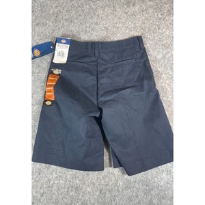 Dickies Shorts Boys 12 Youth Blue Classic Fit Chino Flat Front Golf School NWT - Picture 1 of 6