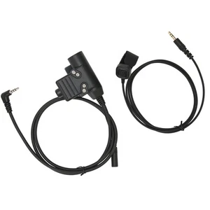 `Ptt Adapter With 90Cm Cable Push To Talk Headset Connector Adapter For Xi - Photo 1/12
