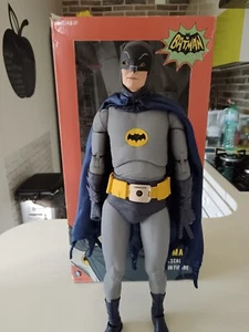NECA 1966 Batman 1/4 Scale Action Figure Adam West - Picture 1 of 2