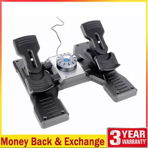 Original Pro Flight Rudder Pedals Adjustable Tension Dial for PC Mad Catz Saitek - Bild 1 von 1