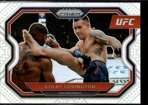 2021 PANINI PRIZM UFC SILVER PRIZM #116 COLBY COVINGTON - Picture 1 of 2