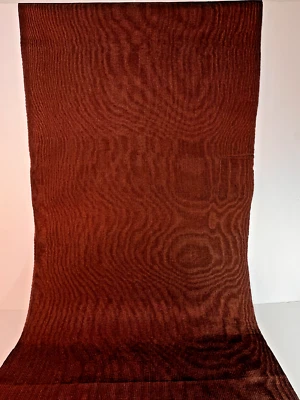 Light Brown Silk Moire Fabric By 2 Meters,Watermark Patterned. - Image 1 of 4