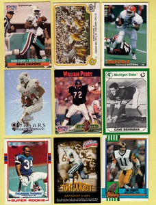 9 card penny package Big Name Football *STAR* players at give away price! - Picture 1 of 1
