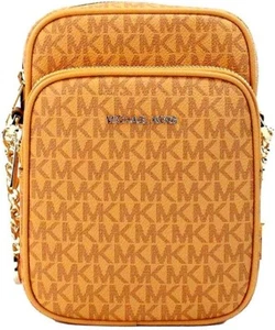 Michael Kors Jet Set Travel Medium Logo Crossbody Bag, Cider - Picture 1 of 2