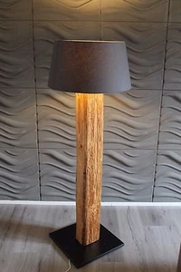 Stehlampe Stehleuchte Lampe Leuchte Wohnzimmerlampe Standleuchte Lampenschirm - Bild 1 von 2