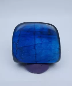 Natural Blue Labradorite Polished Freeform, Display specimen From Morocco. - Picture 1 of 12