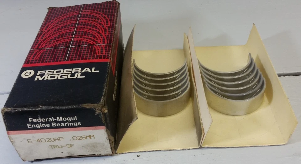 Federal Mogul 6-4020AP 26 mm Rod Bearings Buick Chevy Olds 2.8L 3.1L 3.4L V6  - Image 1 of 1