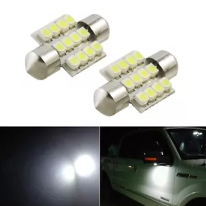 2 x White LED Festoon Bulbs (ONLY) For Ford Lincoln Puddle Side Mirror Lights - Bild 1 von 4